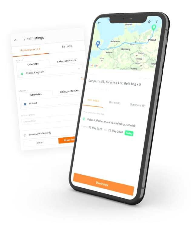 Clicktrans – mobilapp för transportörer